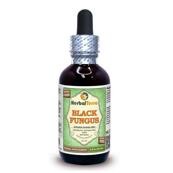 Herbal Terra LLC Black Fungus (Auricularia Auricula-Judae) Dried Mushroom Liquid