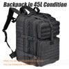 R.SASR 64L Large Tactical Backpack, Military Backpack, Molle Backpack, Tactical