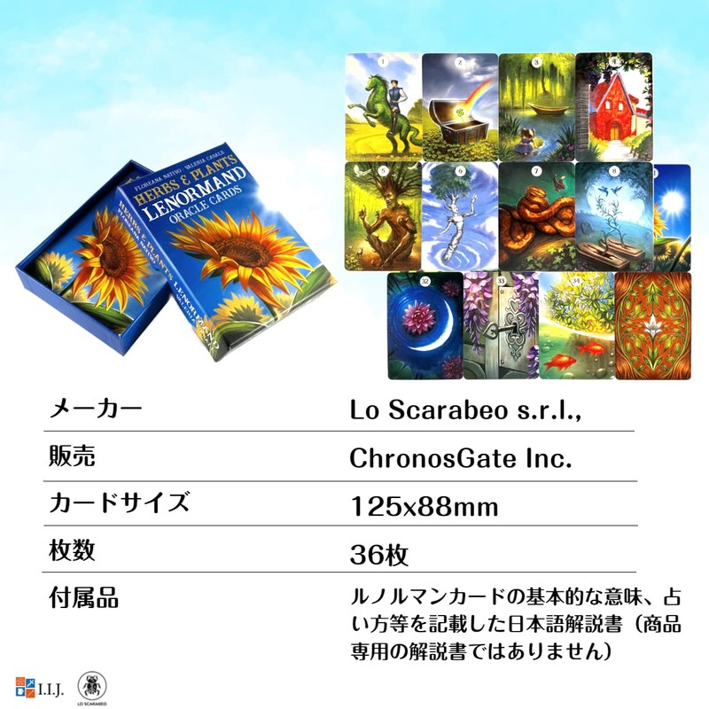 Herbs & Plants Oracle Card, Herbs & Plants Lenormand Oracle
