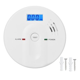 LCD Display Digital Carbon Monoxide Gas Poisoning Sensor Alarm Warning Detector