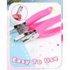 6pcs Mini Hole Punch - Flower,Heart,Star,Circle,Bear,Butterfly Hole Puncher