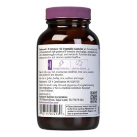 Bluebonnet B Complex 100, 50 Cápsulas Vegetales Veganas