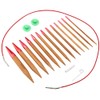 Interchangeable Knitting Needles, Circular Knitting Needles Ring Set Interchangeable Carbonized