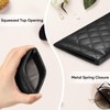 Fintie Eyeglasses Pouch with Cleaning Cloth, Portable Squeeze Top Vegan