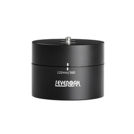 SevenOak SK-EBH120 Mechanical Panoramic Head 120 Minutes 360° Panning Rotating Mechanical Time Lapse Stabilizer for GoPro Action Camera SmartPhones DSLR Cameras(Black)