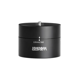 SevenOak SK-EBH120 Mechanical Panoramic Head 120 Minutes 360° Panning Rotating Mechanical Time Lapse Stabilizer for GoPro Action Camera SmartPhones DSLR Cameras(Black)