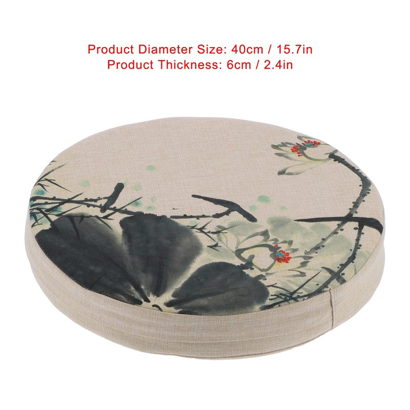 Cushion DirtResistant Removable Washable Chinese Style Cotton Linen Fabric Comfortable