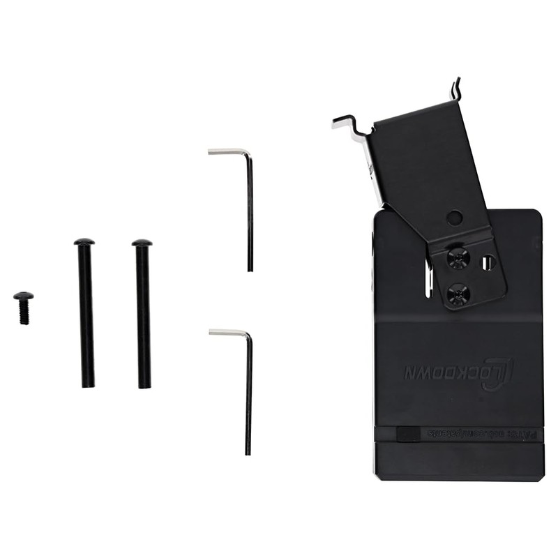 Lockdown Securewall MSR10 Hanger with Securewall Compatible Design and Simple