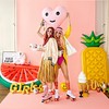 Inflatable Pineapple and Watermelon Pool Float - 2PCS Pool Floats,