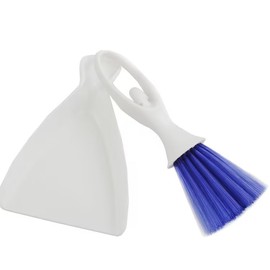 1Pc White and Blue Double Ended Mini Dust Blind Cleaner Car Vent Brush Window Blind Brush Hand Held Magic Brush Blind Duster for House Car Office,17cm 4.5cm，Cleaning Brushes and Dusters，Car Care