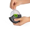 Mano Pizza Cutter Wheel - with Safety Guard, Hand Held, Easy to Clean, Very Sharp, Easily Pulled Apart, Green