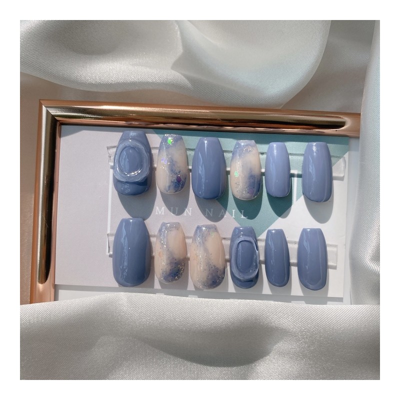 MunNail Blue Sea - Long Oval / MunNail 푸른바다 -