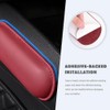 Stacool 2PCS Car Door Armrest Pads,Soft Leather+Memory Foam Car Knee