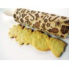 CHRISTMAS GIFTS EMBOSSING ROLLING PIN laser engraved with Christmas symbols