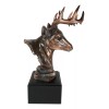 Wildlife 12 Point Whitetail Buck Deer Bust Trophy Figurine With