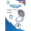 SuperConfort Asiento Y Tapa Para Silla Comodo Baño Repuesto
