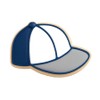 Baseball Hat Cap 3.25 Inch Cookie Cutter from The Cookie