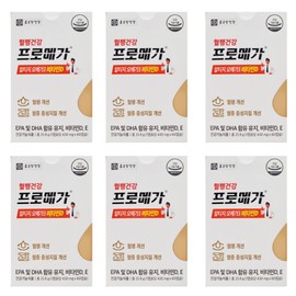 Chong Kun Dang Promega Altige Omega 3 Vitamin D 60 Capsules 6 Boxes Blood Circulation Improvement Youth Nutrition / 종근당 프로메가 알티지 오메가3 비타민D 60캡슐 6박스 혈행개선 청소년영양제