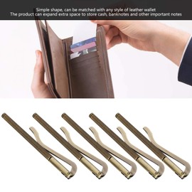 Wallet Money Clip, Retro Cash Clip, 85mm High Hardness Antique Spring Money Clip for Leather Wallet Business Gift Men Pocket Wallet(Ancient sweep)