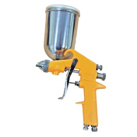 HOTECHE F-75 HVLP Air Spray Paint Gun 1.5 mm Tips Nozzle 400cc Metal Can A831407