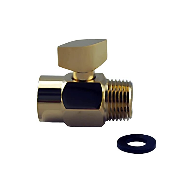 Westbrass 1/2" Shower Arm Volume Control Trickle Valve, Polished Brass,