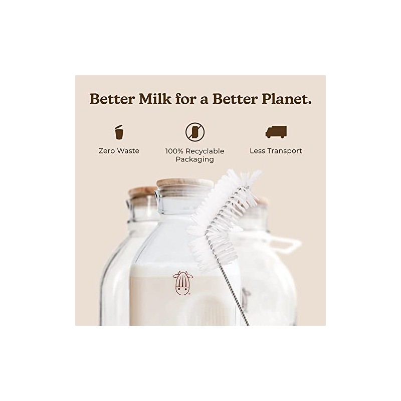 Cepillo para Polvo Limpiador de Botellas de Leche de Vaca