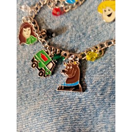Unbranded SCOOBY DOO CHARM BRACELET - 8 INCH- NEXT DAY SHIPPING