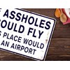 ALREAR Funny Signs Man Cave Decor Garage Home Bar Metal