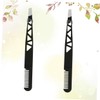 Baluue 2pcs Dual-use Eyebrow Trimmer Tweezers Makeup Accessories for Precision