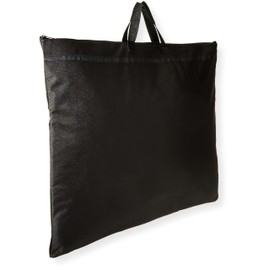N2026 Black Soft-Sided Portfolio, Black; 20 x 26 Inches; Water-resistant Nylon; Full Length Zipper; 1/2 Inch Gusset; Double-stitched Seams