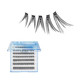 Broadway Lash Clusters, 9-16mm 140 pcs Assorted Natural Wispy False Eyelashes, Customizable DIY Individual Lash Extensions for Beginners, Lightweight & Comfortable Narrow Band, Great for Everyday Glam