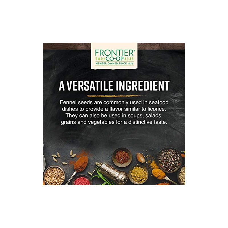 Frontier Co-op Fennel Seed Powder, Certified Organic, Kosher | 1