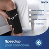 REVIX Shin Compression Sleeve for Calf Ice Wrap for Legs,