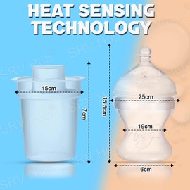 Set of 6 260ml Multicolor Midnight Skies Closer to Nature Slow Flow Feeding Bottles, Anti Colic Valve for Newborns, 0-6 Months, BPA Free