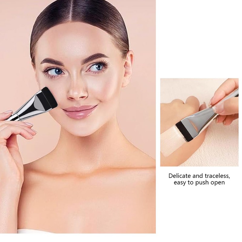 XFSRG 2 Piece Brush Set Foundation Brush Thin Make Up