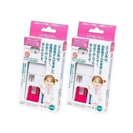 Pierce Preier First Earrings with Replacement Earrings, Set of 2 (Light Rose x Light Rose), Resin