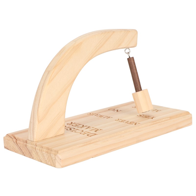 Wooden Magnetic Decision Maker Innovative Oscillating Magnetic Selector Swing to