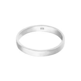Elli Women's Engagement Ring Simple Elegant in 925 Sterling Silver, Sterling Silver, None