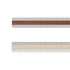 Midori Aluminium + Wood Ruler 15cm Light Brown (42257006)