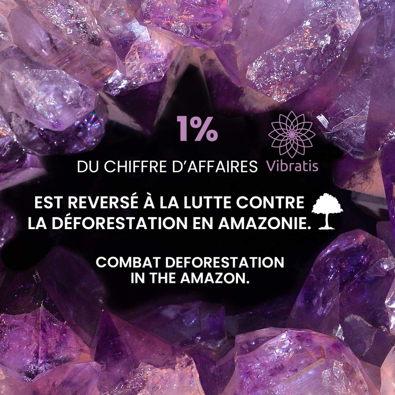 Vibratis Péndulo Amatista - Pendulo Radiestesia de Piedra