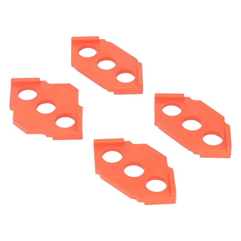 4Pcs Radius Jig Router Templates Set Rounded Corner Radius Routing