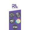Reality Leuchten R65573102 LED Strip Rush Plastic Black with 10.5