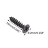 Biaungdo #6 X 5/8'' Black Oxide Coated Carbon Steel Flat