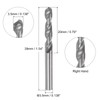 QUARKZMAN Solid Carbide Drill Bit 3.5mm (.138") YG6X/C3 Micro Grain