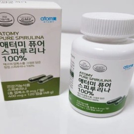 Atomy Pure Spirulina 120 Capsules (40-day supply) Latest Product / 애터미 퓨어 스피루리나 120캡슐 (40일분) 최신상품
