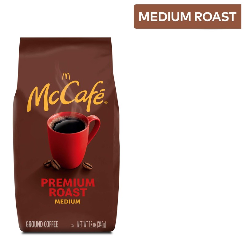 McCafe Premium Roast, Medium Roast Ground Coffee, 12 oz Bag