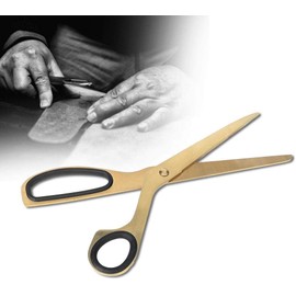 Beautiful Color Simplified Golden Scissors, Lightweight Beautiful Paper Scissors for Fabric Leather Dressmaking Tailoring Artists Students Dressmakers
