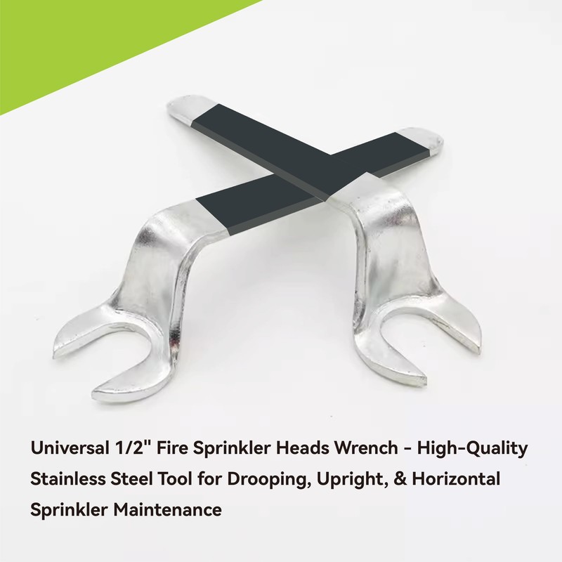 Szuenh 1/2 inch universal fire sprinkler wrench 2-piece set is