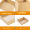 Vorfre Small Charcuterie Boxes with Clear Lids, To Go Paper