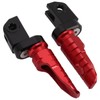 2 Pieces Motorcycle Foot Pegs Front CNC Aluminum Alloy Footrest
